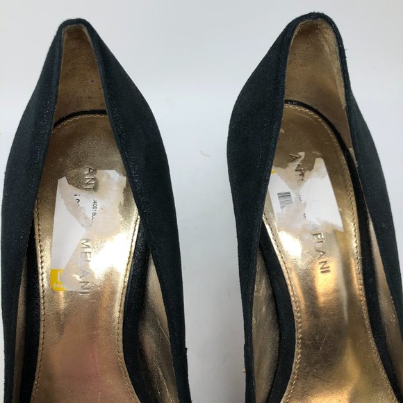 Antonio Melani Womens Black Embellished Heels 10M - Picture 4 of 10